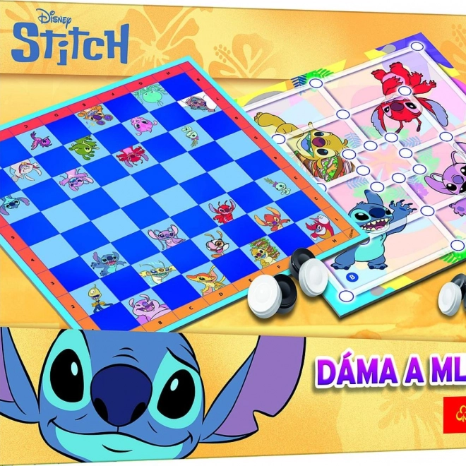 Dame og Mølle Lilo & Stitch brætspil