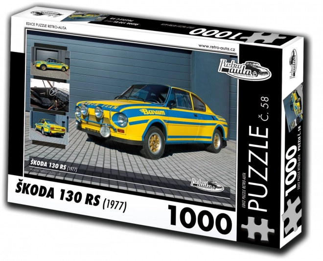 Puslespil Retro-Biler Škoda 130 RS 1000 brikker