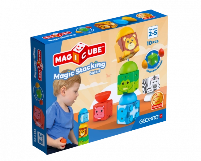 Geomag Magicube Safari – magnetisk byggesæt til børn fra 2 år