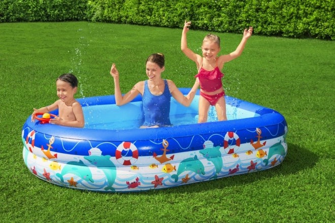 Bestway pool med tag og rat