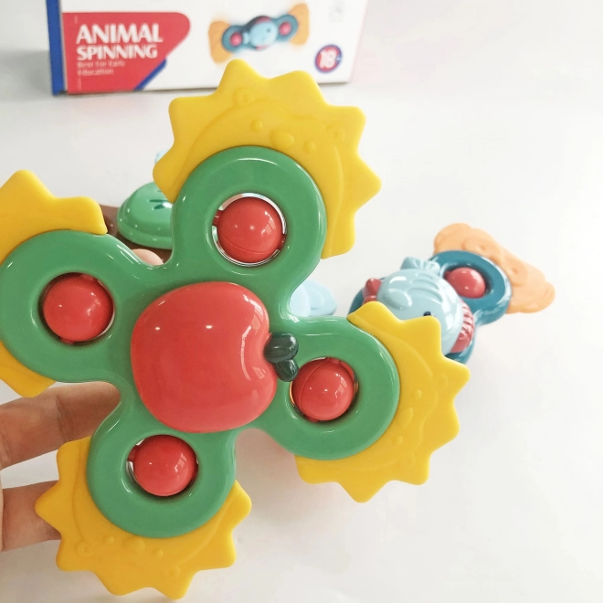 Woopie børns lærende sensorisk spinner 3-i-1 i farverigt design