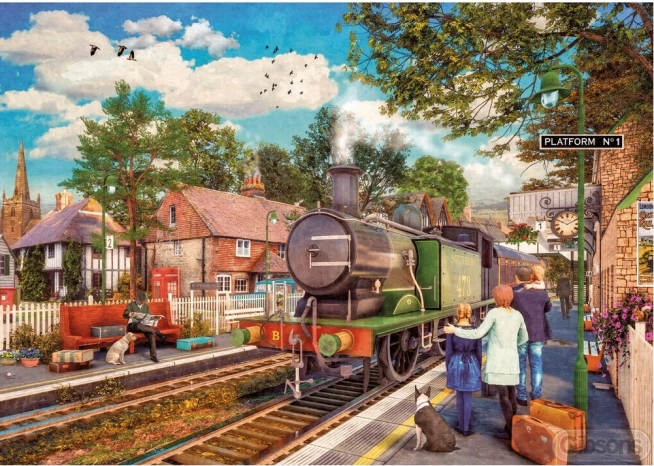 Nostalgisk scene af Dominic Davison