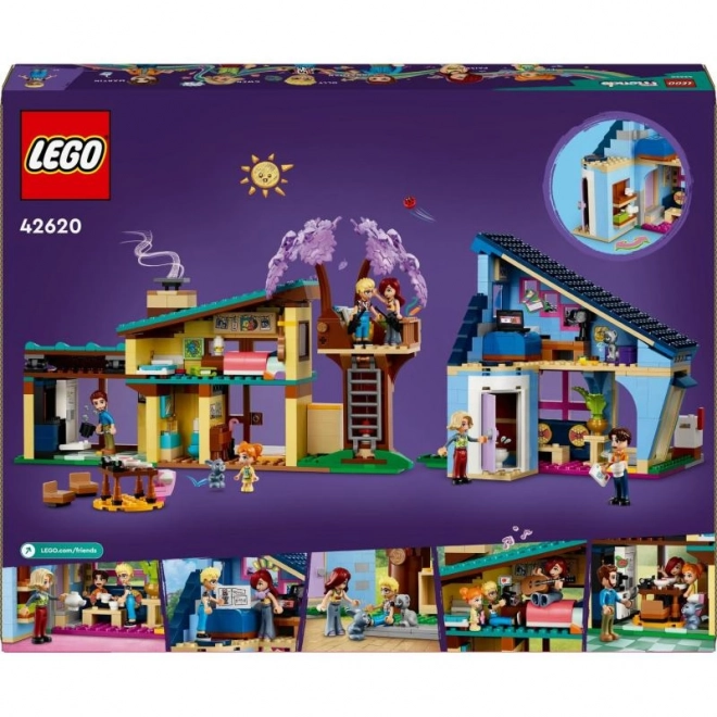 LEGO® Friends 42620 Olly og Paisleys Familiehuse