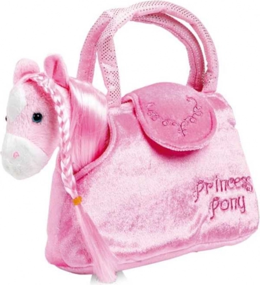Plysbamse-pony i håndtaske Paulina - SMALL FOOT