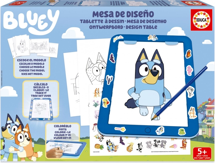 Tegneunderlag Bluey