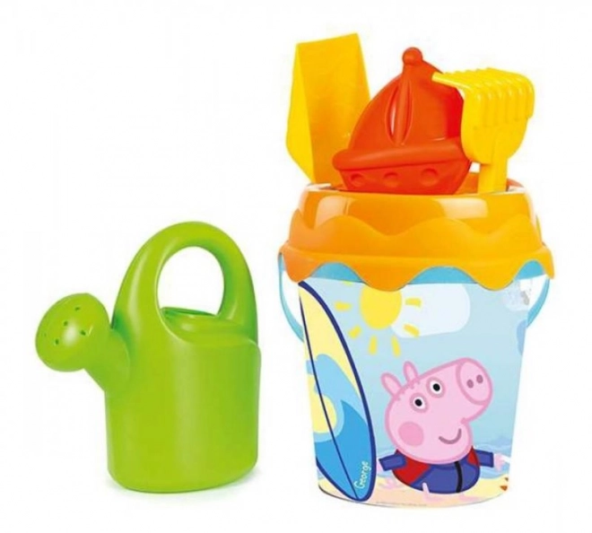 Peppa Pig spand med kande og tilbehør, mellem