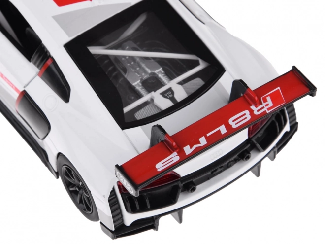 Metallmodel af sportsvognen Audi R8 LMS i skala 1:32