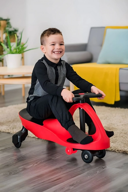 Skubbevogn med LED-hjul rød ECOTOYS