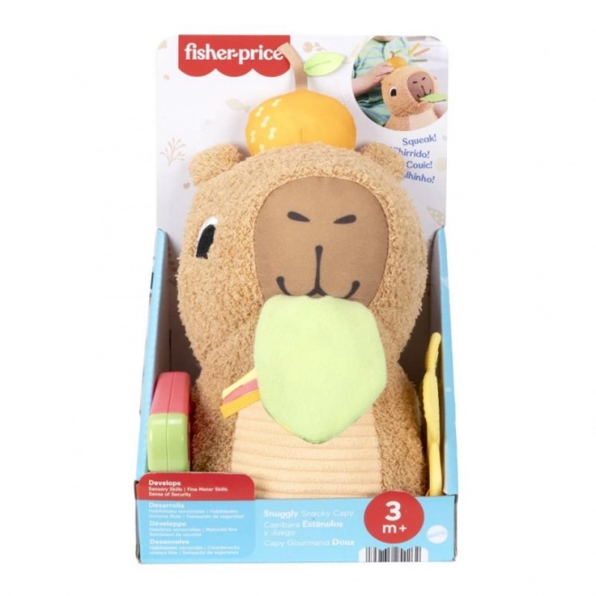 Fisher-Price plyslegetøj kapybara med tilbehør
