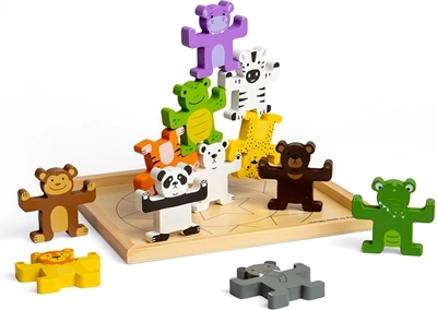 Motorisk balanceringsspil Vilde Dyr fra Bigjigs Toys