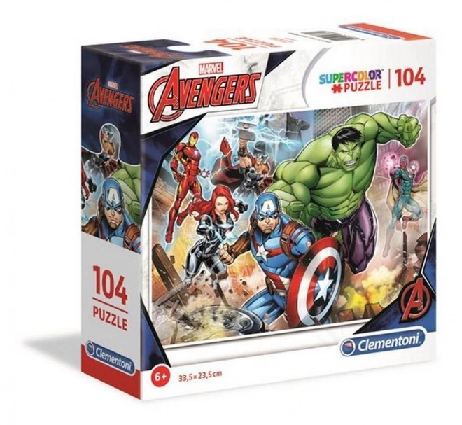 CLEMENTONI Puslespil Marvel: Avengers 104 brikker