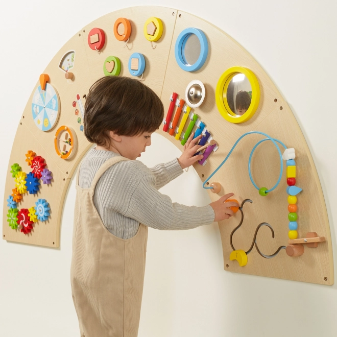VIGA vægmonteret manipulationsplade Luk Montessori