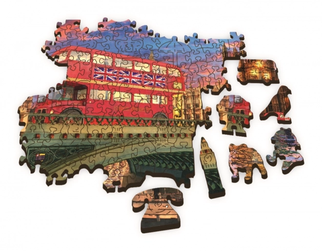 TREFL Wood Craft Origin puslespil Westminster Palace med Big Ben 501 brikker