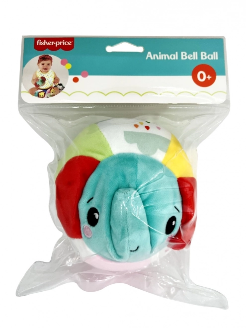 Stofelefant med bjælde fra Fisher-Price