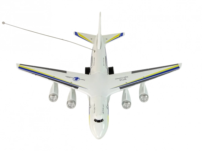 Fjernstyret RC passagerfly hvidt
