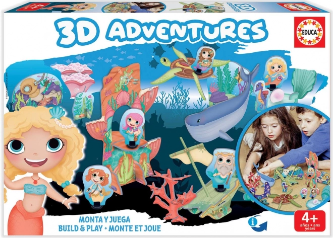 3D Havfrue Kongerige fra EDUCA