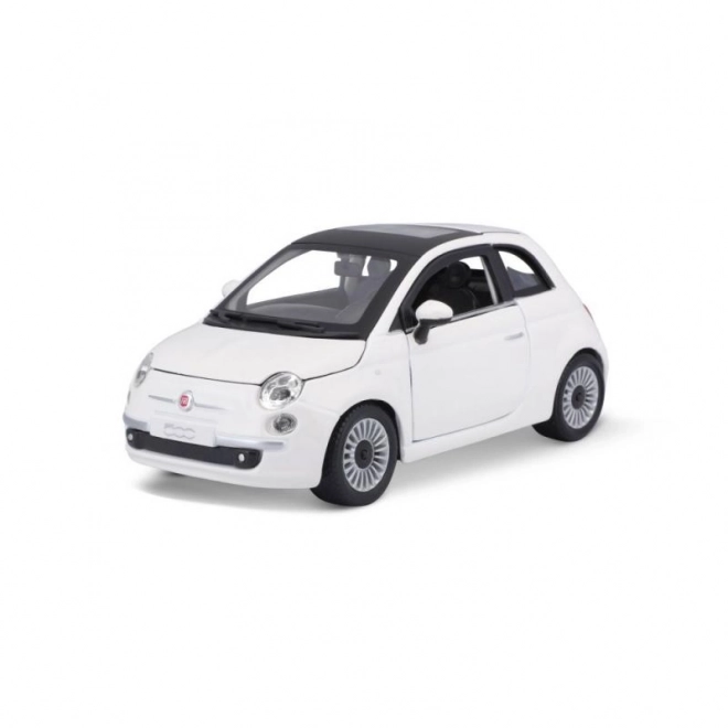 Bburago 1:24 Fiat 500 (2007) Hvid