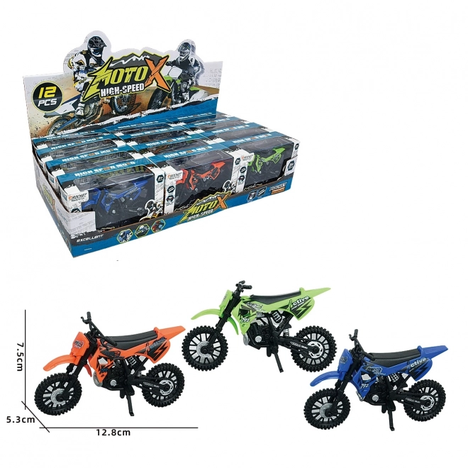 Terrængående motorcykel 12 cm