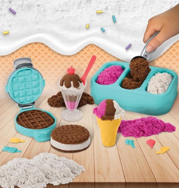 Kinetisk sand velduftende isvafler