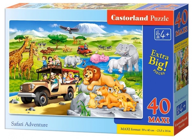 Eventyr på Safari MAXI puslespil