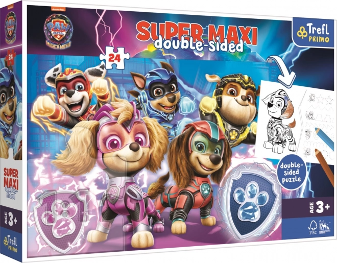 Puslespil 24 brikker Super Maxi Paw Patrol