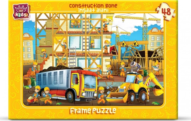 ART PUZZLE Puzzle På Byggepladsen 48 brikker