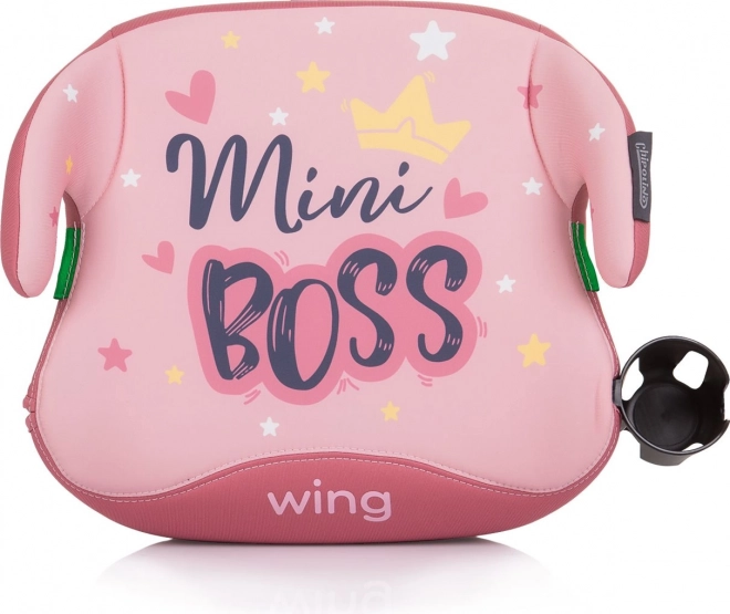 CHIPOLINO Sædehynde Wing i-Size 125-150cm Isofix, Pink Mini BOSS