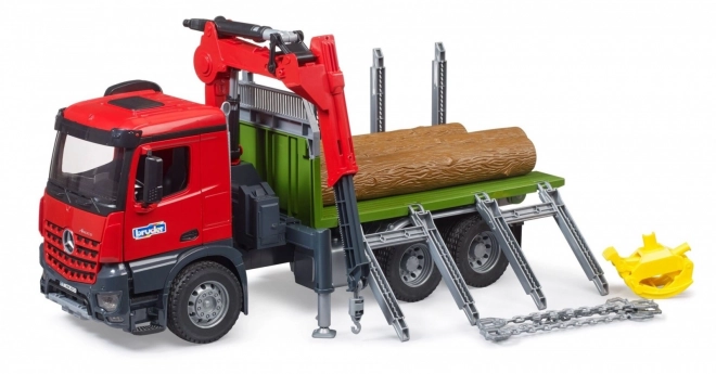 Bruder tømmertransport med hydraulisk kran