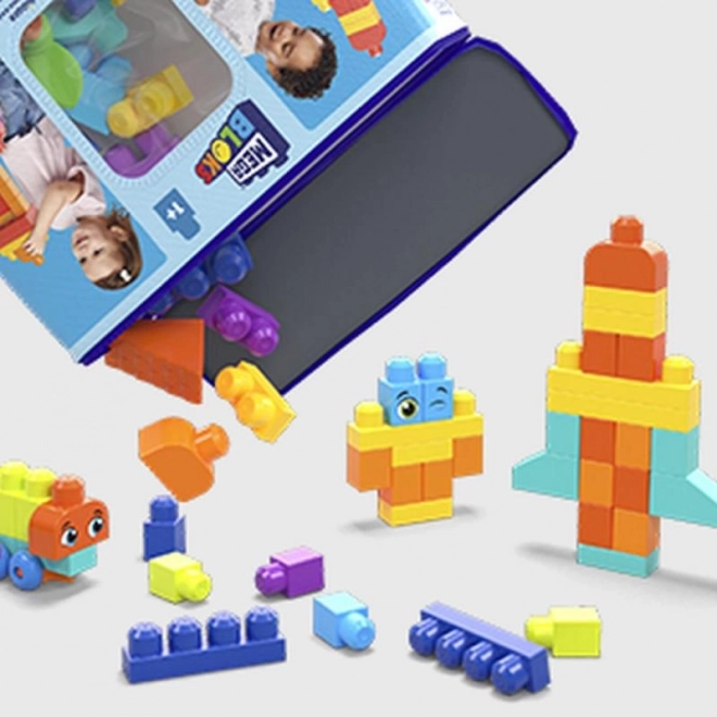 Mega Blocks Stort Sæt Byggeklodser - Blå (150 dele)