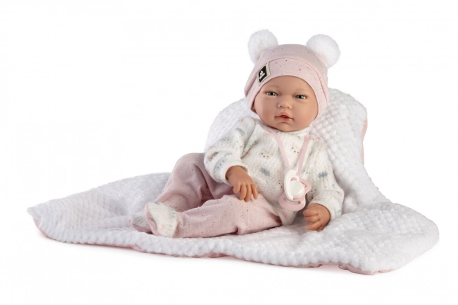 Realistisk Dukke Baby Guca Gala med Blødt Stofkrop 38 cm