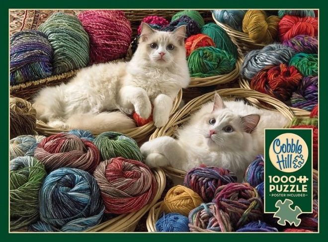 Puslespil Kat Ragdoll 1000 brikker Cobble Hill
