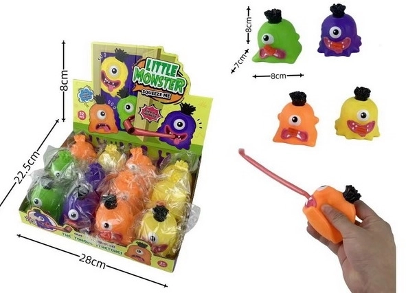 Monster med tunge 8 cm