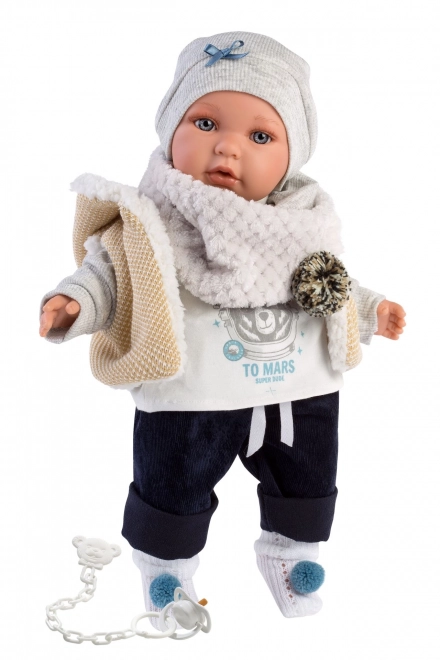 Llorens grædende dukke Enzo 42 cm