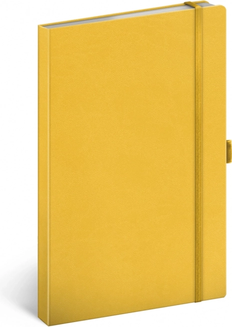 Linjeret notesbog NOTIQUE gul 13 × 21 cm