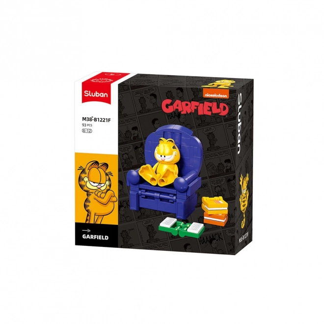 Garfield i lænestol - byggesæt Sluban