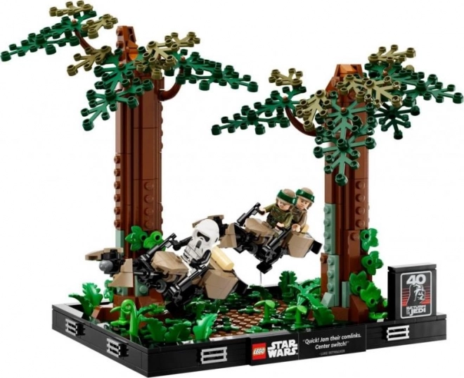 LEGO4; Star Wars422; 75353 Speeder-jagt på planeten Endor422; 013; diorama