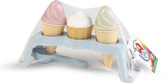 Androni Sandforme - isvaffel i holder