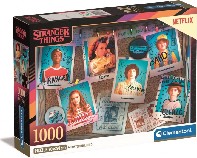 Puslespil 1000 brikker Kompakt Stranger Things