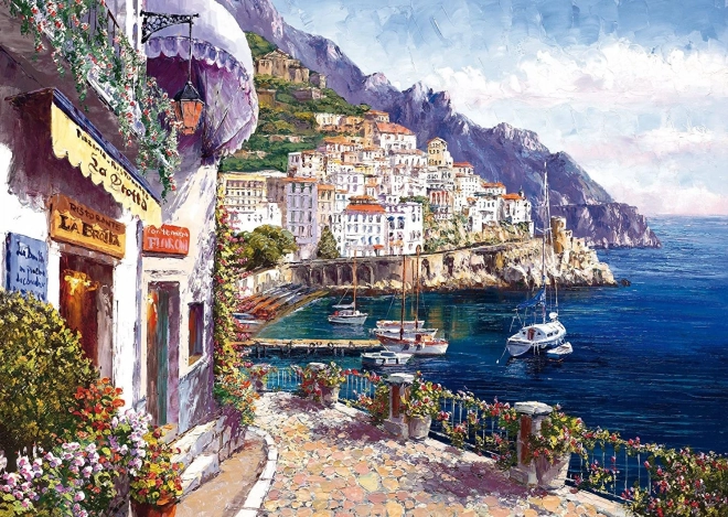 Puslespil Eftermiddag i Amalfi 2000 brikker SCHMIDT