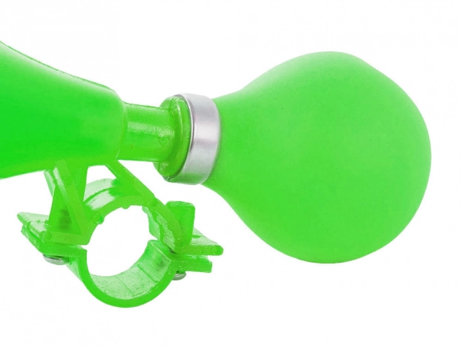 Horn til cykel med grøn gummibold