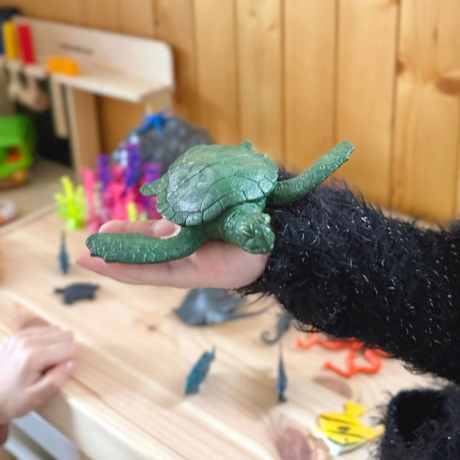 Sæt med havdyrfigurer