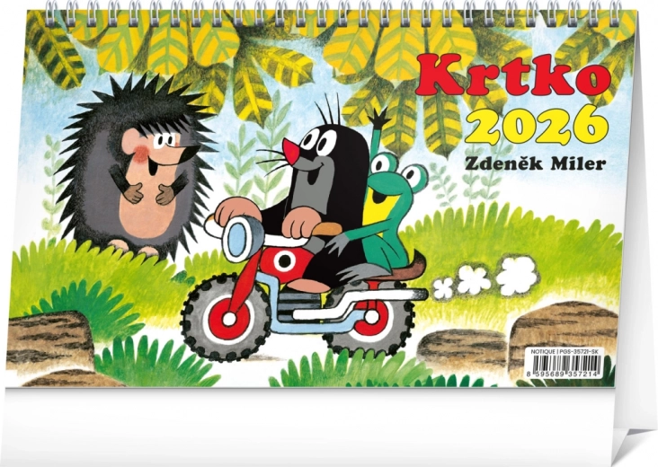 Bordkalender Krtko 2026