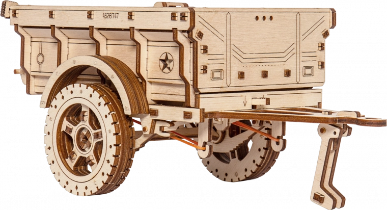 Realistiske detaljer og tilkobling til Jeep 4x4