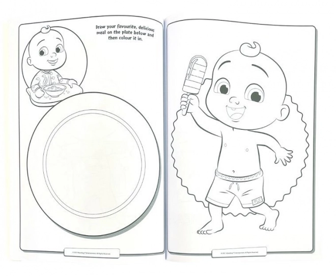 Jumbo malebøger Cocomelon