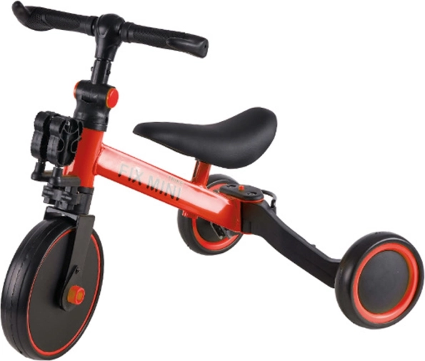 Trike Fix Mini løbecykel og trehjulet cykel til børn 3-i-1 – Rød