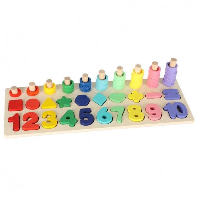 Træuddannelsessæt 2-i-1 med tæller Montessori