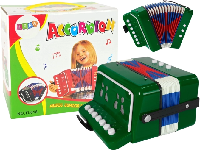 Harmonika for små musikere Grøn