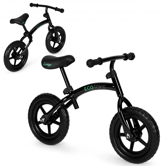 Børne løbecykel ECOTOYS, sort