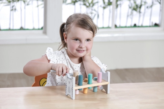 VIGA PolarB Trælænke med hammer – Montessori legetøj