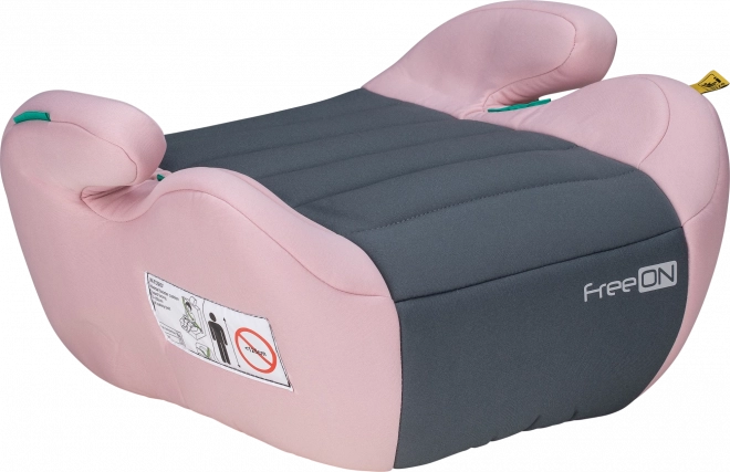FreeON Sæde Booster Comfy i-Size 125-150 cm, Pink-grå